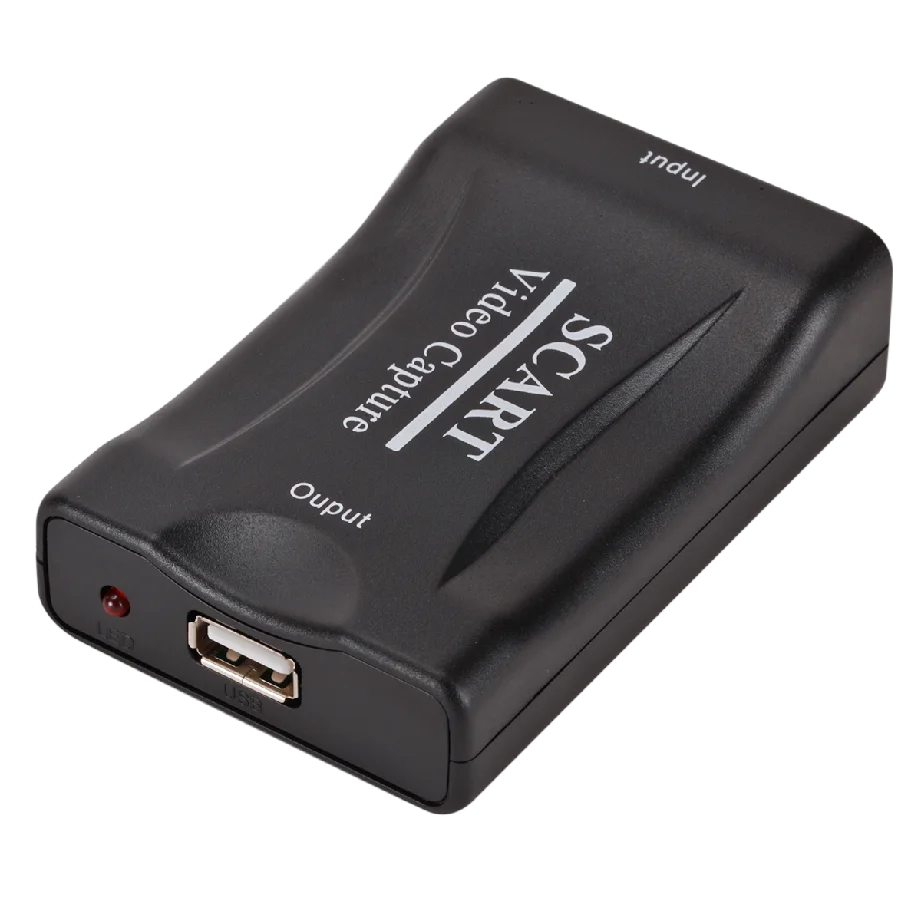 GRWIBEOU – boîtier d'enregistrement et diffusion en direct, carte d'acquisition de jeux vidéo Scart 2.0 P, USB 1080, pour le bureau et la maison