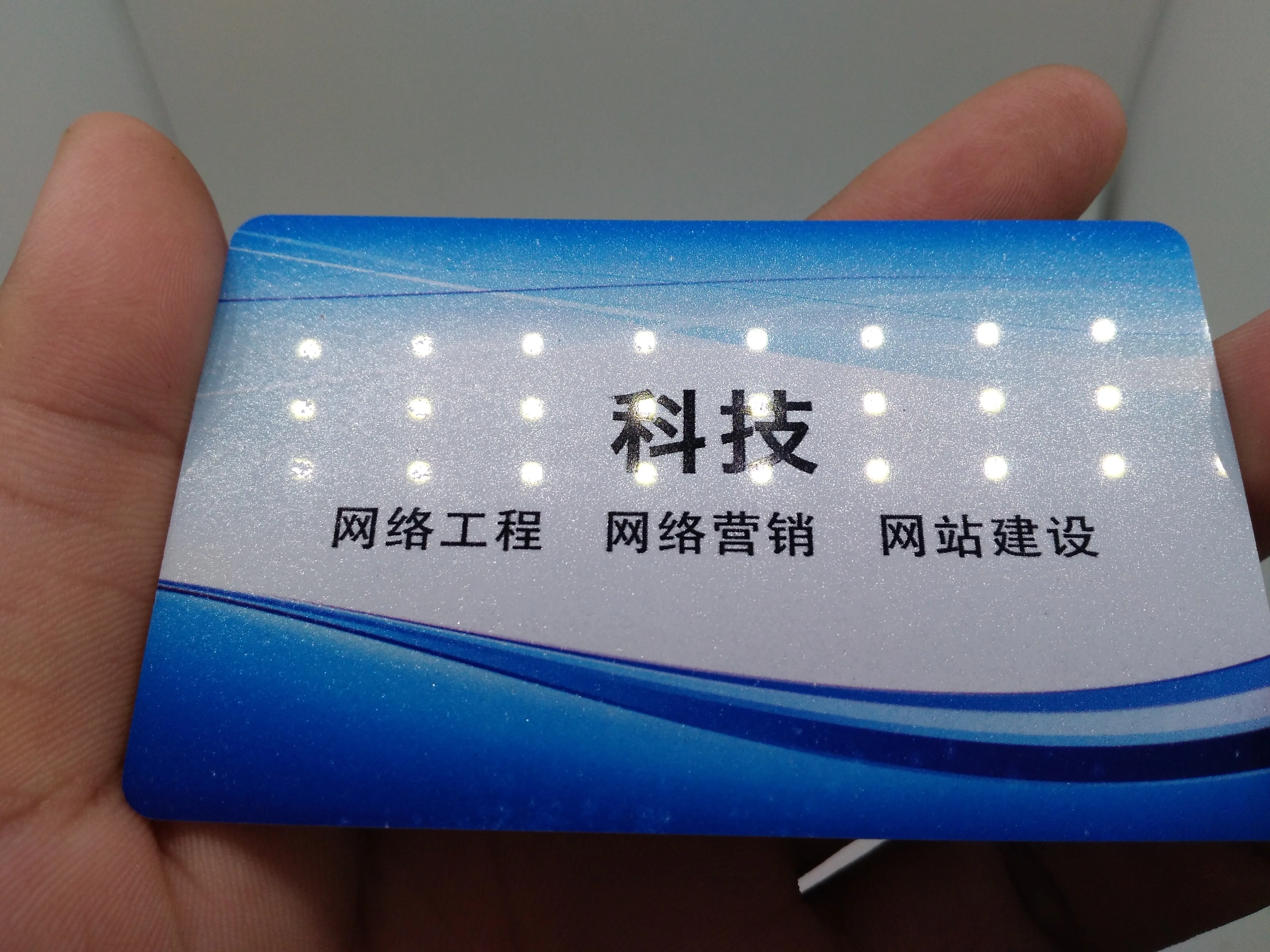 (hologram silver style)Matte PVC Card Custom Printing/ stickers