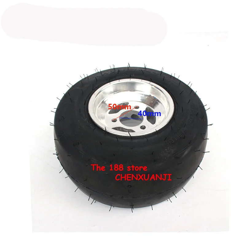 KARTING wheel tire front  10x4.50-5 with 5 inch aluminium alloy  hub for GO KART ATV UTV Buggy