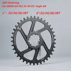 Rower MTB koło łańcuchowe wąski szeroki pierścień łańcuchowy 32T 34T 36T 38T dla SRAM GXP XX1 X9 XO X01 gx Eagle NX mechanizm korbowy 11s 12s