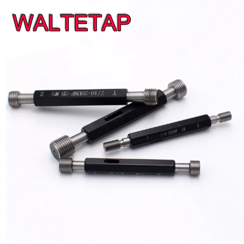 WALTETAP calibre Mer-cury de acero UNC calibre de enchufe de rosca estándar 1-64 2-56 3-48 4-40 5-40 6-32 8-32 10-24 12-24 1l4 5l16 3l8 1l2 3l4