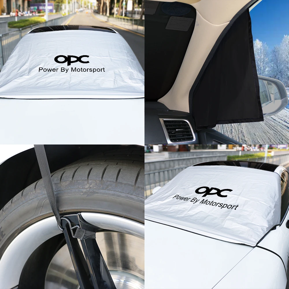For Opel Adam Crossland X Zafira Insignia Corsa Grandland Mokka OPC Astra Vectra Meriva Car Sun Shade Cover Anti-UV Accessories