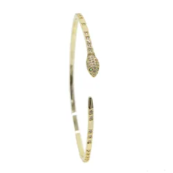 NEW 2020 Fashion Snake Charm Bracelets For Elegant Women Cubic Zirconia snake Bracelet & Bangle Adjustable Pulseras Mujer