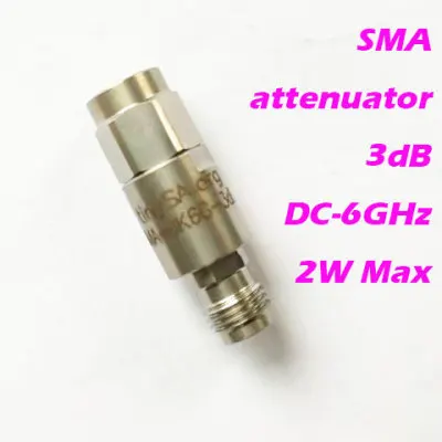 SMA Attenuator 3dB / 6dB / 10dB / 20dB / 30dB for tinySA  and nanoVNA -- No.HG121