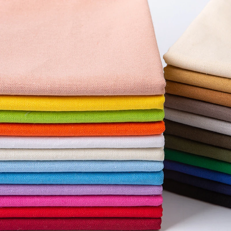 100% Cotton Canvas Outdoor Fabric for Shoes School Bags Furniture DIY Upholstery Textile