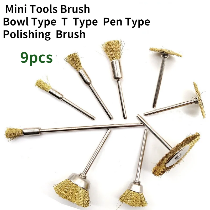 Mini Tools  Brush / Brass Wire Brush/copper Wire Wheel/bowl Type  T Type  Pen Type  Polishing Brush /polishing Brush