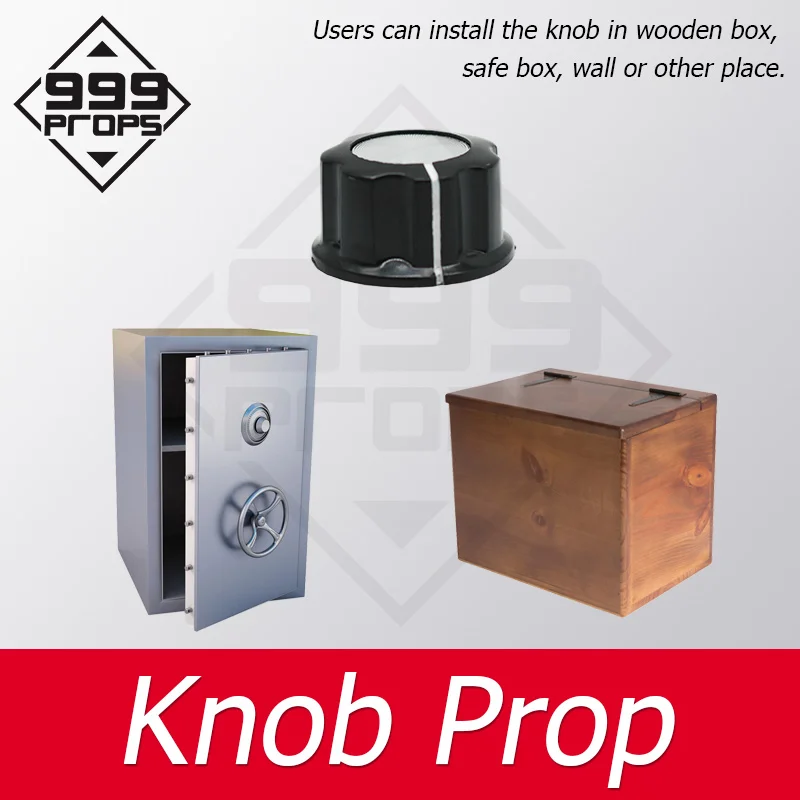 Knob Prop real life escape room turn the knob in left and right gears for certain times to open adventure game prop