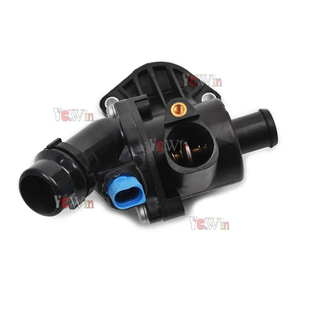 YCWIN Engine Thermost Coolant Assembly For VW Passat and AUDI A4/S4 1.8T/2.0L  A6/S6 2.0L  06B121111H