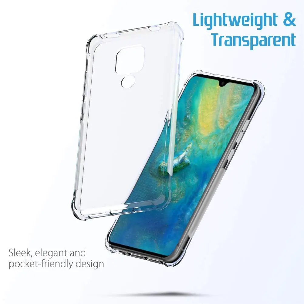 Soft Silicone Case For Huawei Mate 20X 5G Phone Luxury Premium Crystal Soft Shockproof tpu Clear Back Cover For Huawei Mate 20