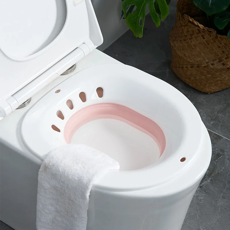 New Foldable Wash Basin Pregnant Bidet Older Hip Bathtub Flusher Hemorrhoids Patients Nursing Bowl Women Buttocks Cleaning Basin