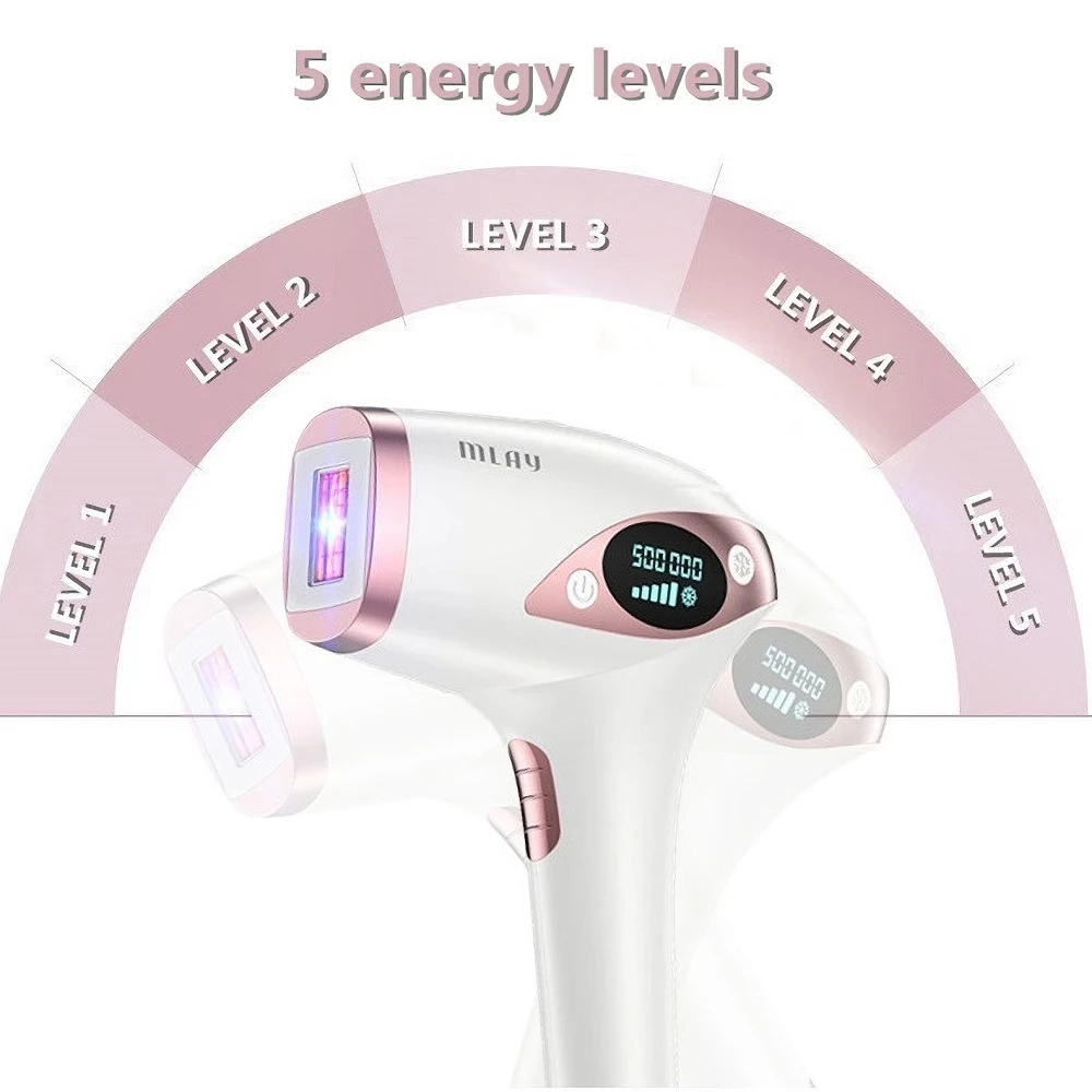 Mlay Laser T4 Hair Removal With Foot Sharpener Device Malay ICE Cold IPL Epilation 500000 Flashes Laser Hair Removal