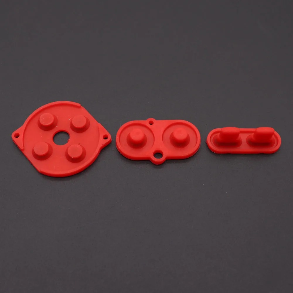 Силиконовая резиновая прокладка TingDong для Nintendo Game Boy, 1 комплект, цветная кнопка, проводящая A B, выбор пуска, резиновая кнопка для GBC