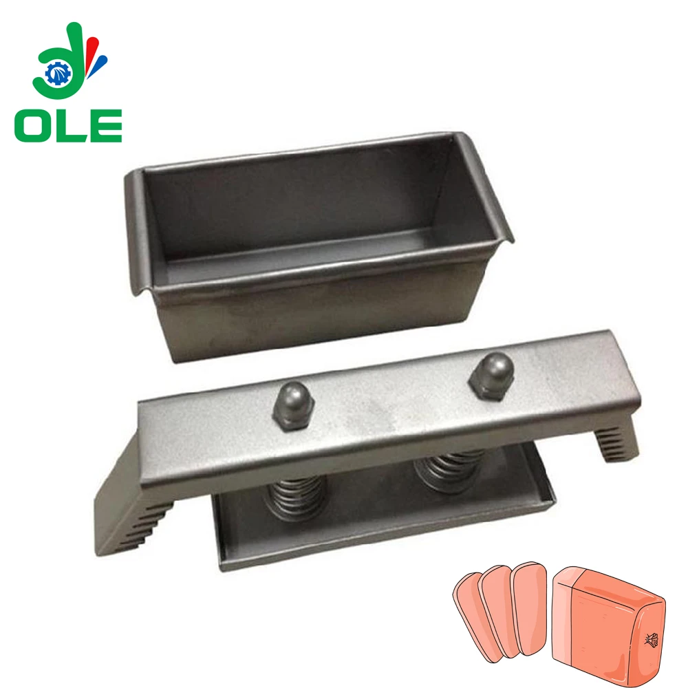 Customized Food Grade Stainless Steel Rectangular Ham Meat Forming Mould