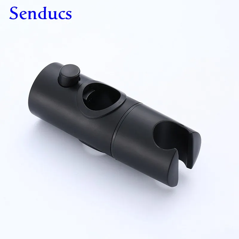 Shower Mounting Brackets Senducs Quality Plastic Hand Shower Holder of 24mm Round Shower Mounting Brackets Black Shower Holder