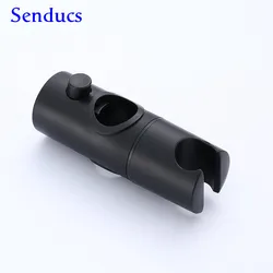 Shower Mounting Brackets Senducs Quality Plastic Hand Shower Holder of 24mm Round Shower Mounting Brackets Black Shower Holder