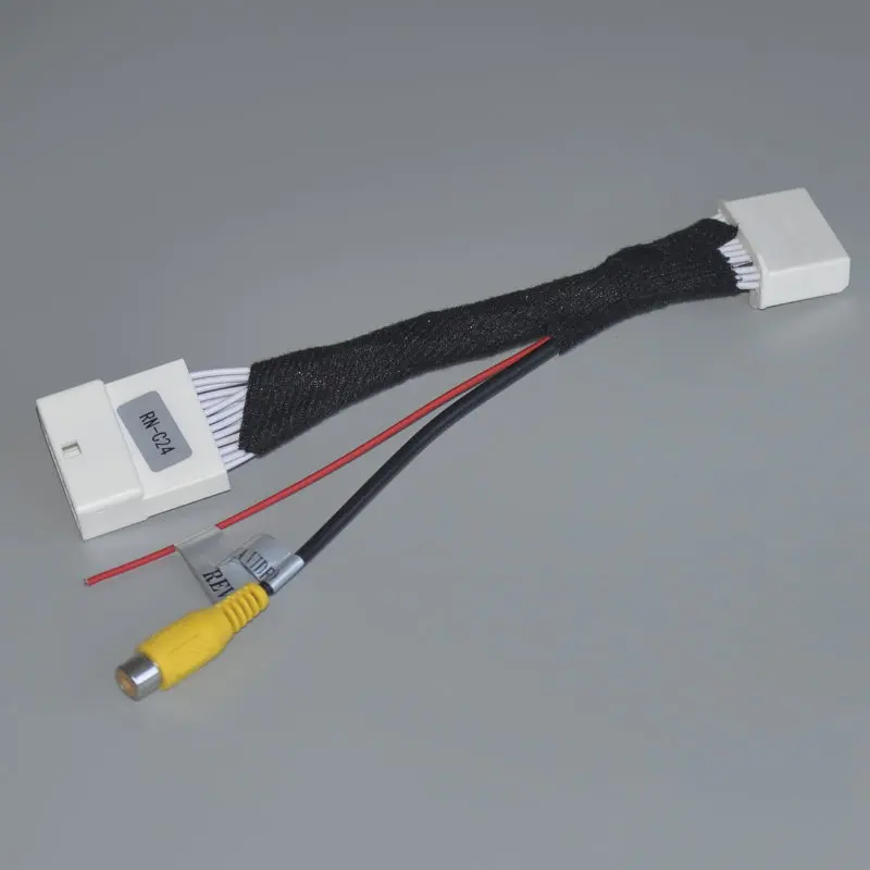 For Renault Captur 2013~2022 OEM Original Car Screen Compatible with Reverse Camera C24 Pin video Adapter wire HD Parking Camera