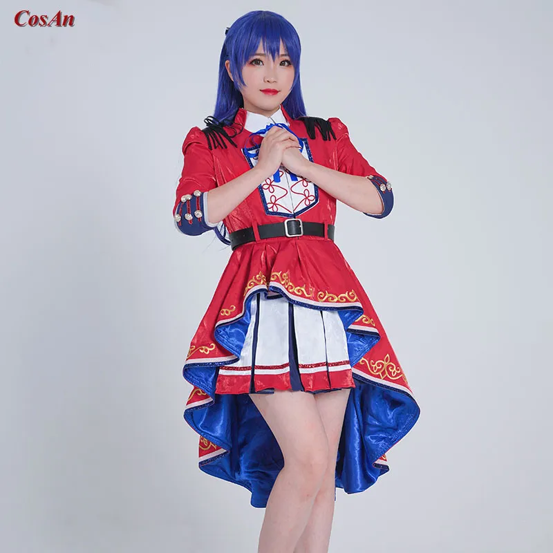 

Anime LoveLive Sonoda Umi Cosplay Costume μ's 9th Anniversary Resurrection Concert Performance Dress Party Role Play Clothing