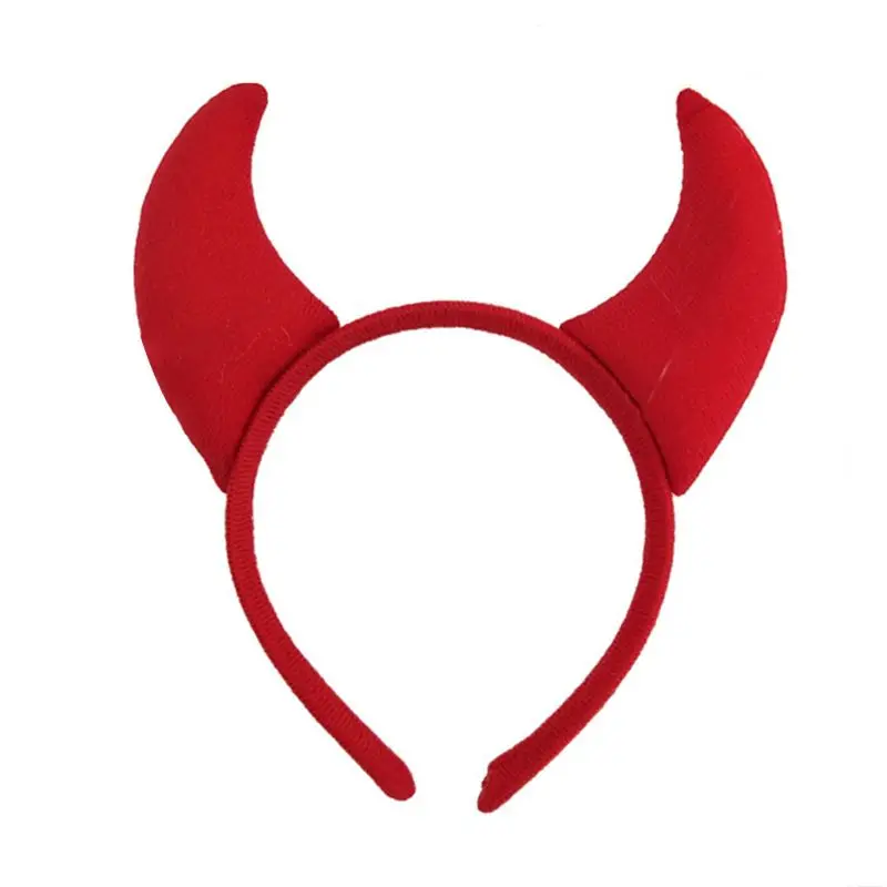 ตลกปีศาจหู Horns หูเด็ก Headbands ฮาโลวีน PARTY ผู้ใหญ่ตกแต่ง Props F3MD