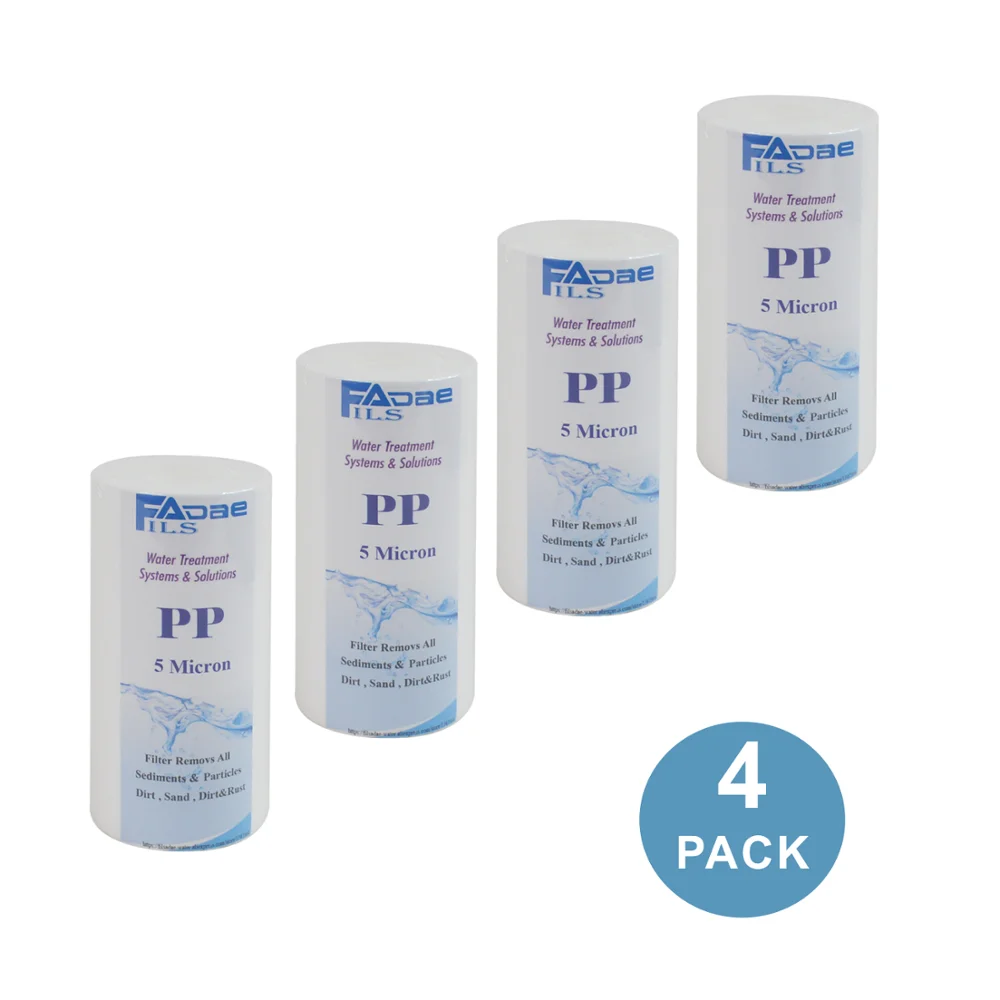 4-Pack of Replacement Water Filter Cartridge  2.5