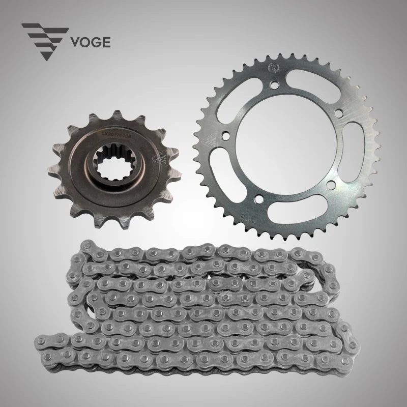 Motorcycle Lx500r Lx500 Original Set Chain Sprocket Box Auxiliary Shaft Driving Sprocket Apply for Loncin Voge