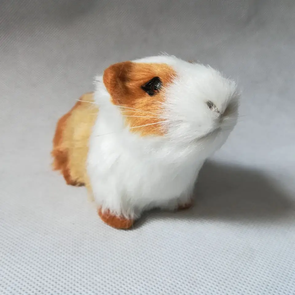 simulation animal Domesticated Guinea Pig model polyethylene&furs mouse prop 12x7x8cm handicraft home decoration gift w1855