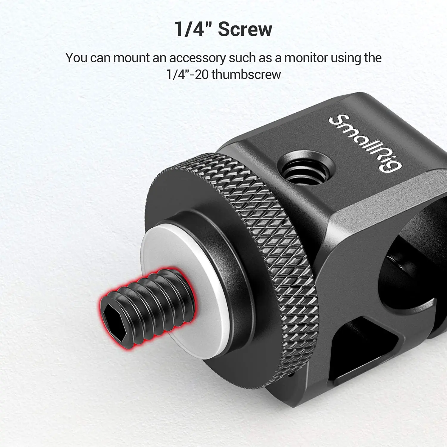 SMALLRIG 15mm Rod Clamp Rail Connector RailBlock with 1/4\