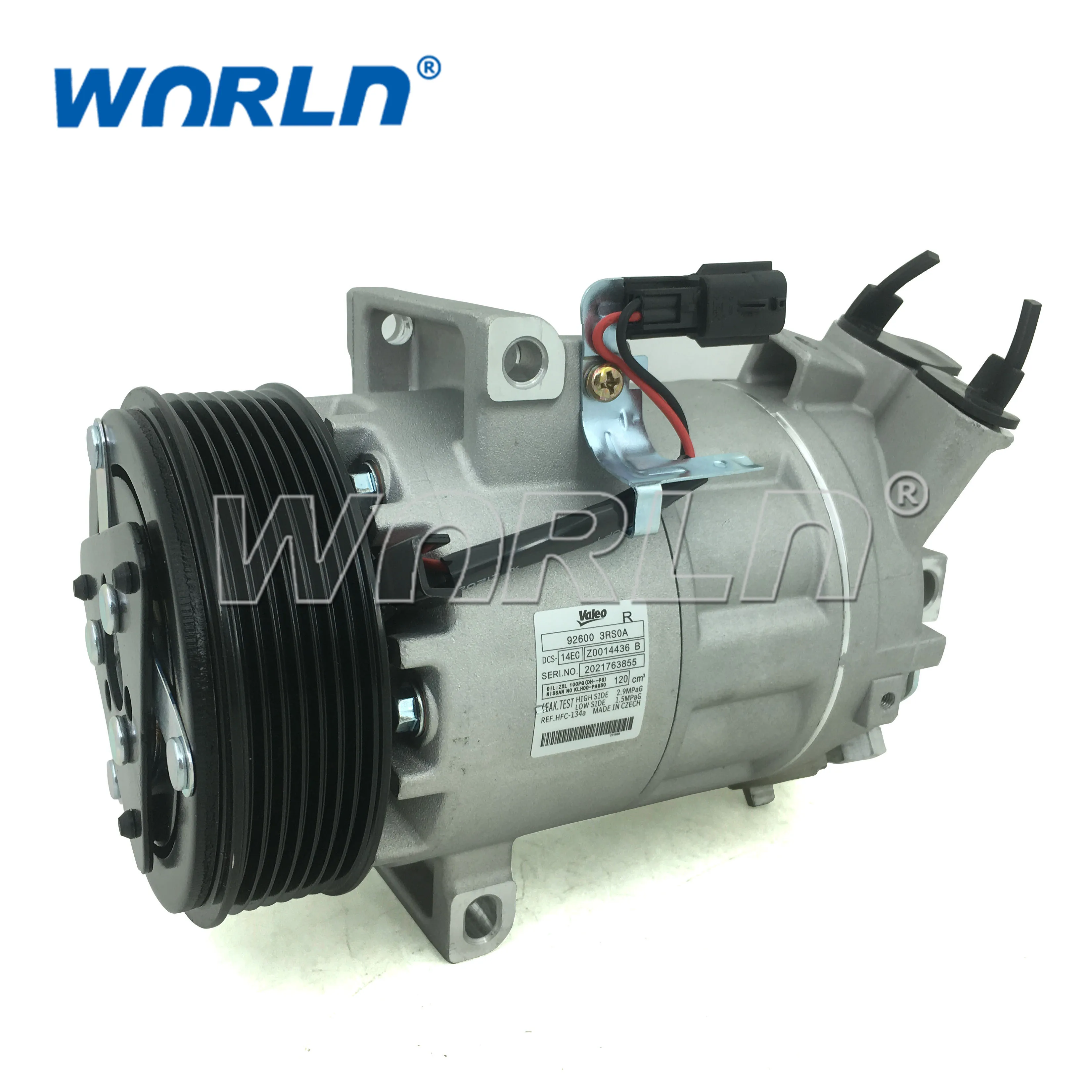 AUTO AC COMPRESSOR For Nissan X-TRAIL DIESEL '07 LAGUNA II DCS17IC 7PK 92600-1DA0A 92600-1DA0B 27630-00Q0A 8200848916 8200454172