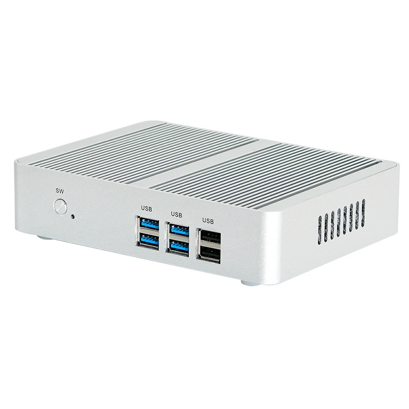 Intel Core i7 4500U i5 6200U i3 5005U Fanless Mini PC windows 10 HD VGA WiFi Gigabit Ethernet computer da ufficio