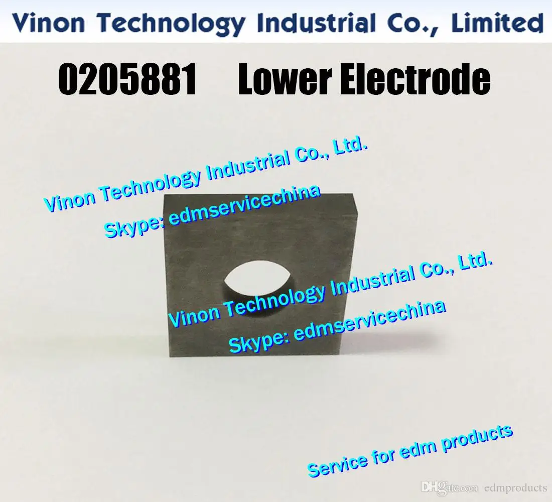 

S017 Lower Electrode C12420B, 0205881 20x20x4tmm, AWT EL Plate MT502325B for Sodic k AG400L,AG600L,AQ400L,AQ600,AP650L,