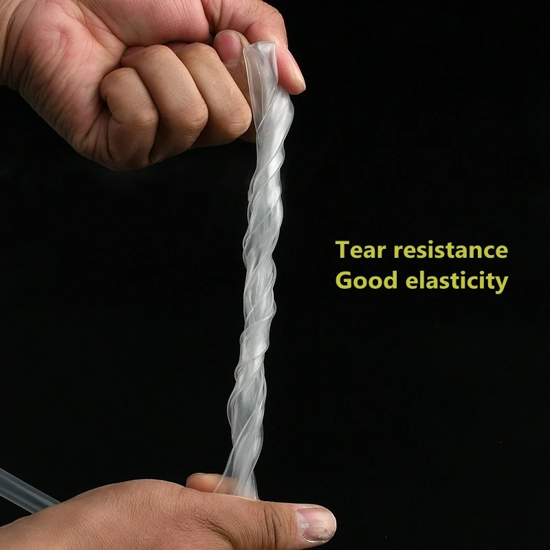 Food Grade Clear Transparent Silicone Rubber Hose 0.5mm 1.5mm 2mm 3mm 4mm 5 mm Out Diameter Flexible Silicone Tube Capillary