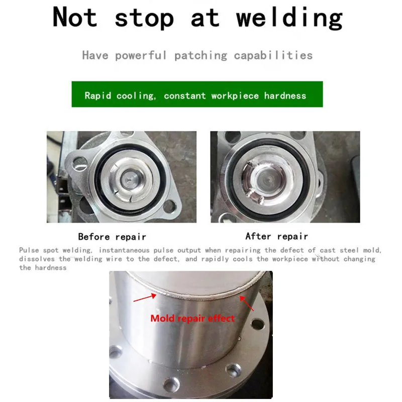 Tig Intelligent Precision Cold Welding Machine Argon Gas Use Casting Mold Repair Welder For Aluminum Copper Stainless steel