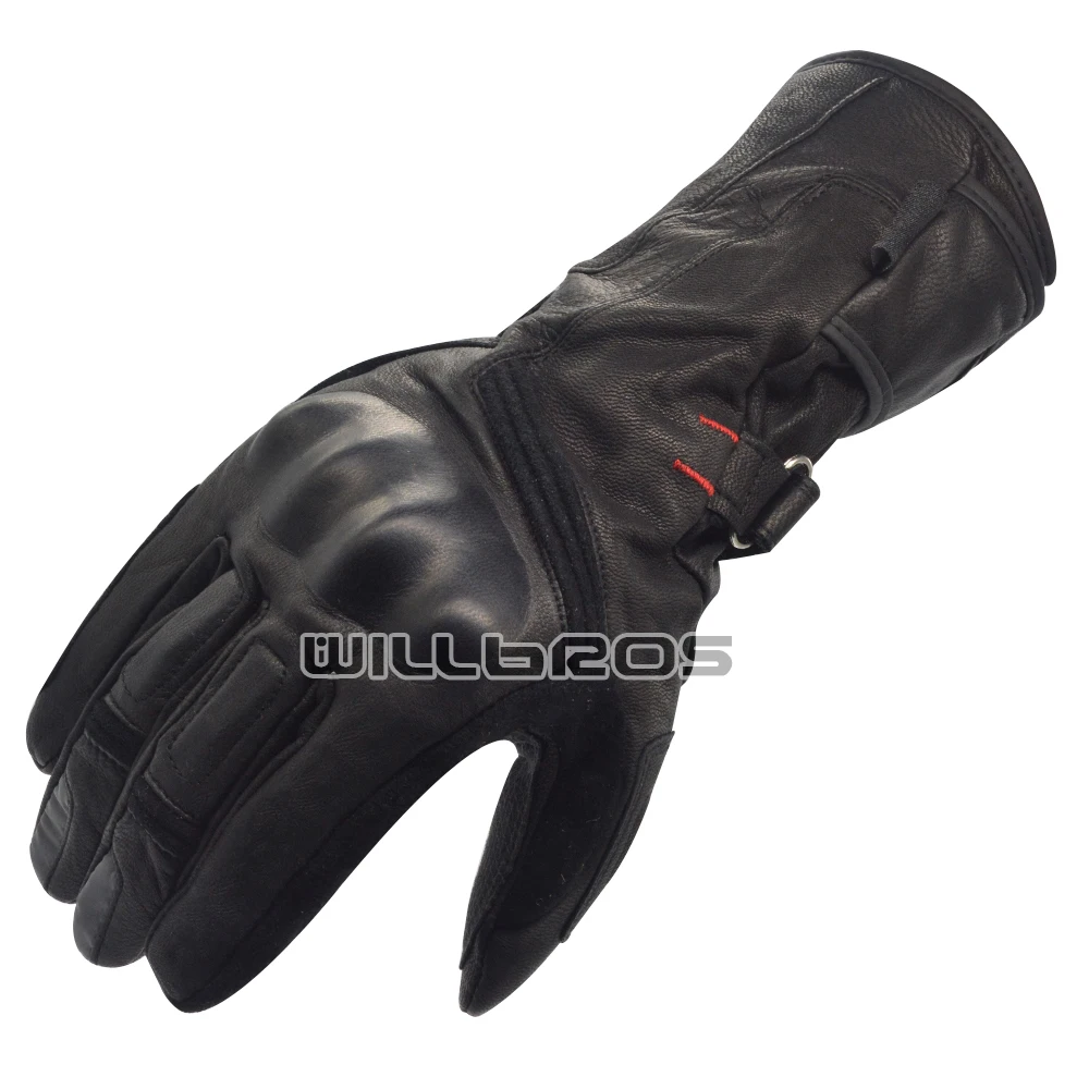 

Winter Gloves Motorcycle Waterproof H2O Warm Guantes MTB ATV Bike Riding Scooter Motocross Off-road Long Leather Luvas For Men