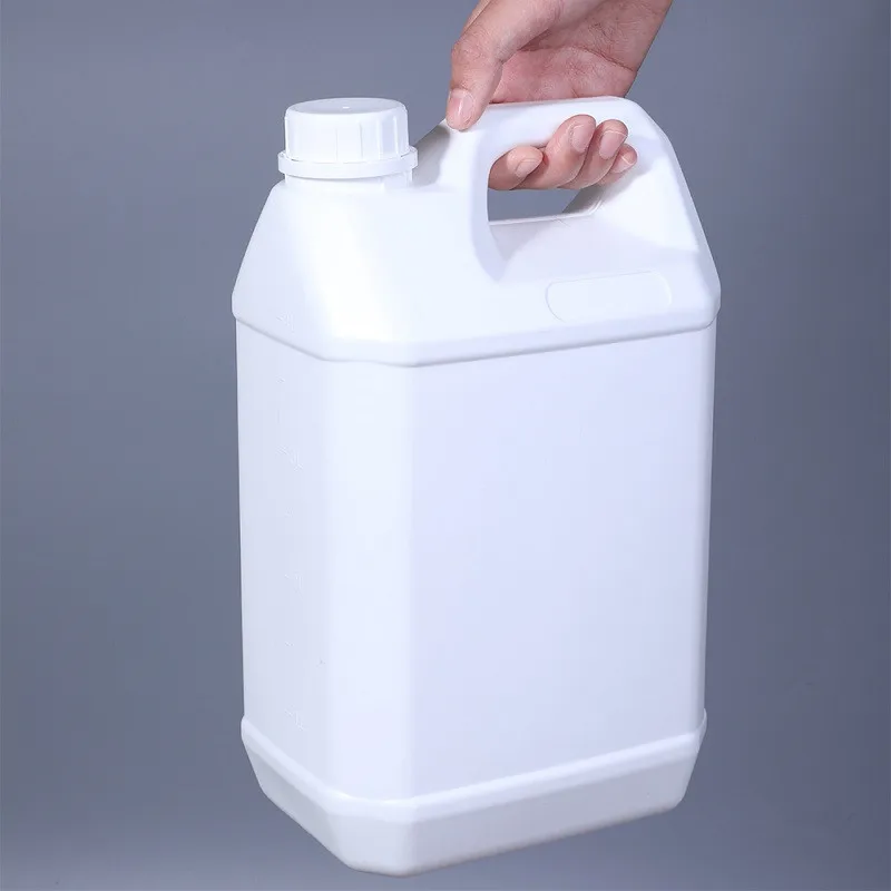 3 liter square HDPE container portable plastic jerry can Leakproof Empty Chemical bucket laundry detergent bottle 1PCS