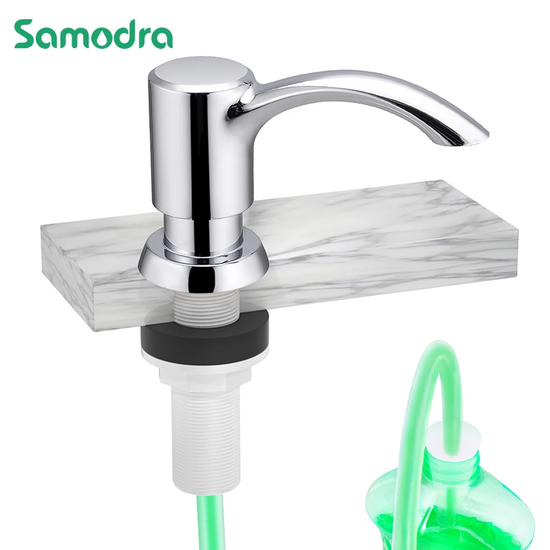 Samodra Liquid Soap dispenser with 100cm Tube Build In 5colors For Kitchen Detergent Dispenser Soap kitchen accessories