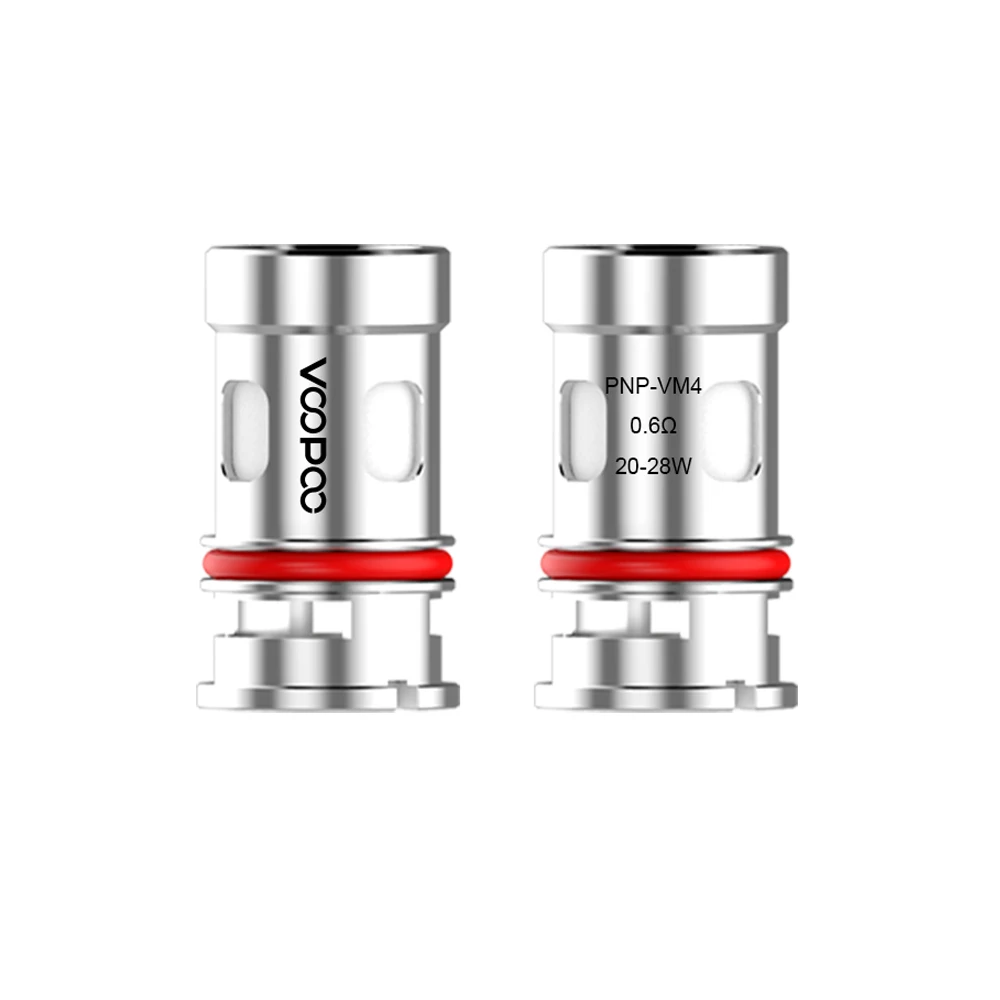 Official VOOPOO PnP VM4 Coil 0.6ohm Coil 20-28W for VOOPOO Drag X S Argus Pro Argus Air Vinci X 2 Pod Mod Vape Kit E-Cigarette