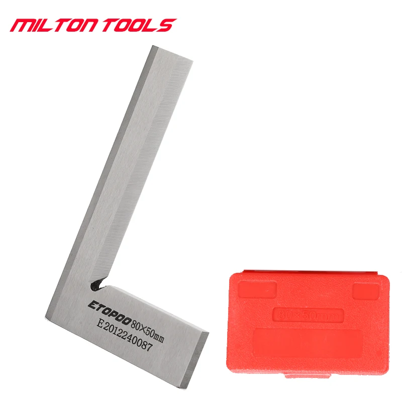 High quality 80*50mm 63*40mm Angle Square Broadside Knife-Shaped 90 Degree Angle Blade Ruler Gauge Blade Measuring Tool