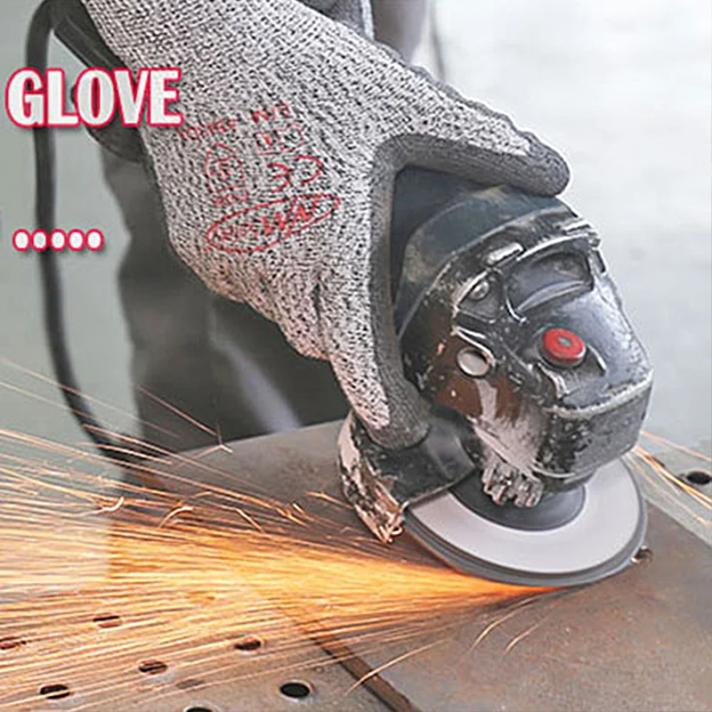 NMSafety High Quality CE Standard Cut Resistant Level 5 Anti-Cut Work Gloves