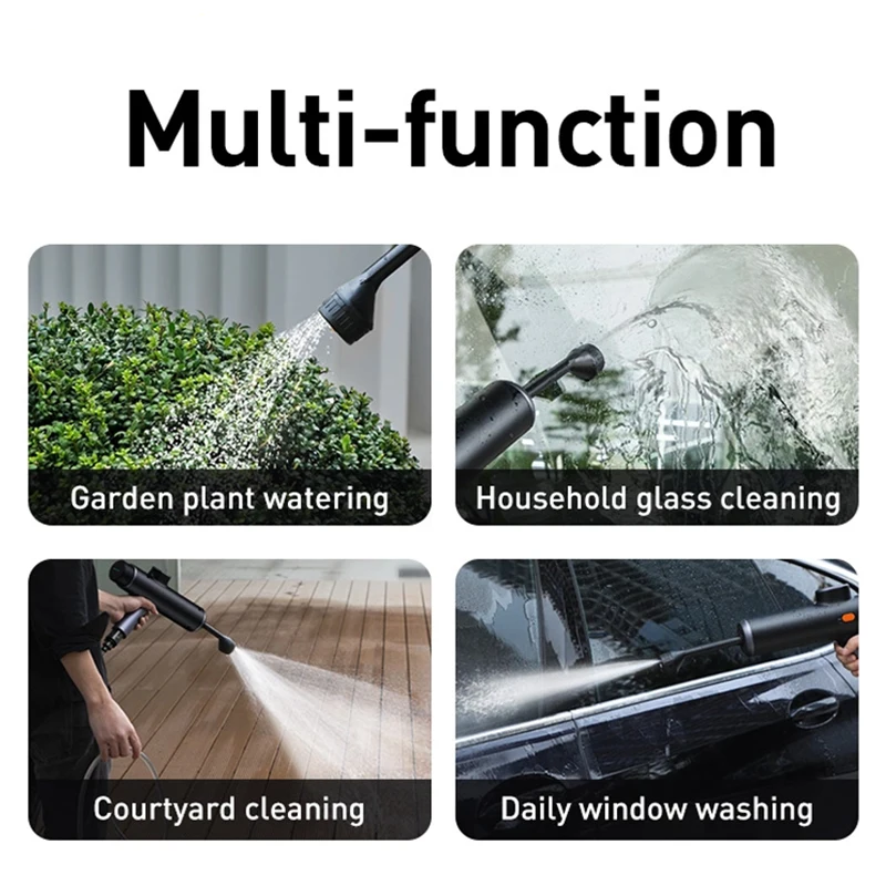 Youpin السيارات آلة غسل سيارات رذاذ غسيل السيارات أدوات ارتفاع ضغط المياه بندقية حديقة المياه النفاثة الكهربائية تنظيف المياه مسدس