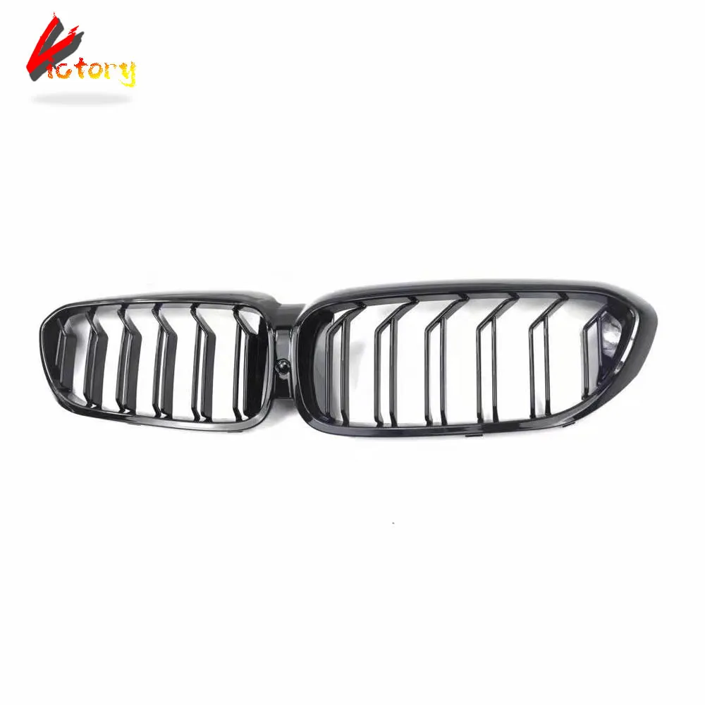 New Racing Grille For BMW 5 Series G30 G31 525i 530i 540i 2017-2020 Gloss Black ABS Line