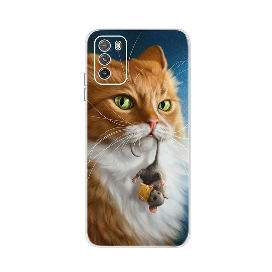 For Xiaomi Poco M3 Case PocoM3 Soft Silicone TPU Back Cover For Xiaomi Poco M3 Case 6.53\'\' Phone Cover Shockproof Bumper  Fundas