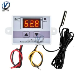 XH-W3001 10A 12V 24V 220V AC Digital LED Temperature Controller Microcomputer Cooling Heating Switch Thermostat Thermoregulator