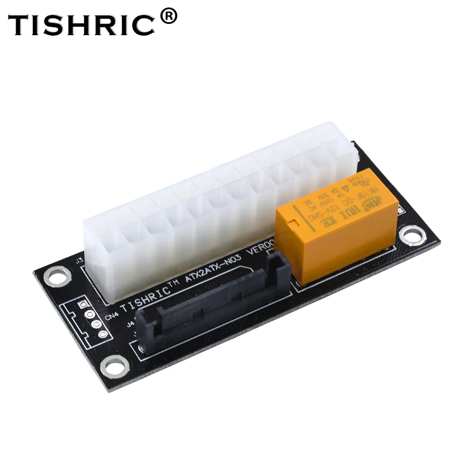 【箱付き】Addin Connector 2 TISHRIC Dual PSU Power Supply Sync Adapter Add2psu ATX 24Pin To