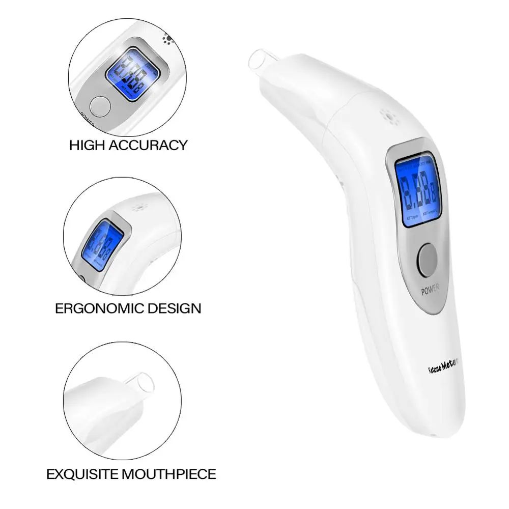 

EEK-Brand New product Breath Ketone Meter Analyzer, Breath Ketone Meter with Replacement Mouthpieces