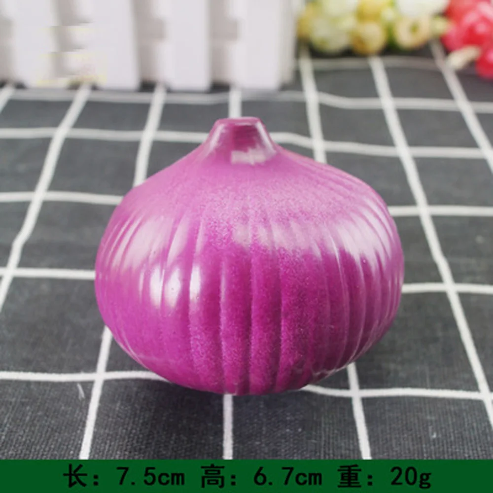 10pcs High imitation artificial Fake onion model&artificial plastic fake simulated onion vegetable