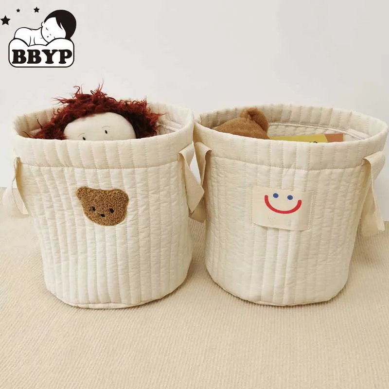 

Baby Diaper Organizer Reusable Fashion Embroidery Mummy Storage Nursery Basket Newborns Clothes Toys Nappy Bag Multi-function