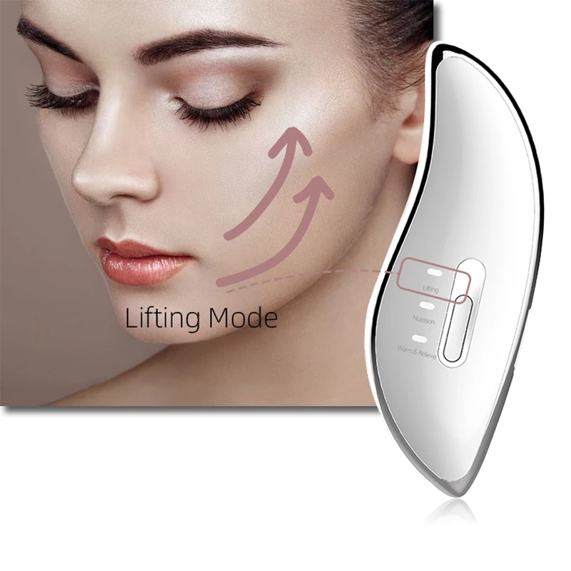 Electric Facial Massager Rechargeable Face Skin Lifting Relieve Device Portable Microcurrent Beauty Anti Wrinkle for Lady