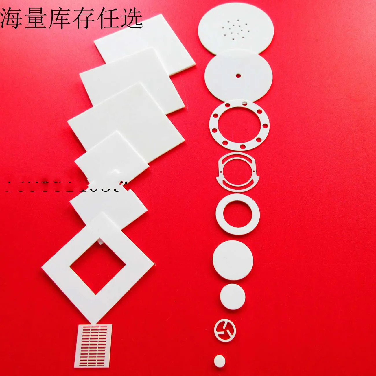 Ceramic Sheet 50X100 50X20 50X25X1 High Temperature Resistant Ceramic Heat Sink Insulating Ceramic Sheet Non-porous