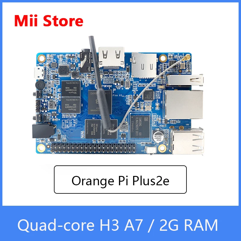 

Orange Pi Plus2e Development board 2GB H3 Quad-Core Open-Source Single Mini Board,Support Android,Ubuntu,Debian