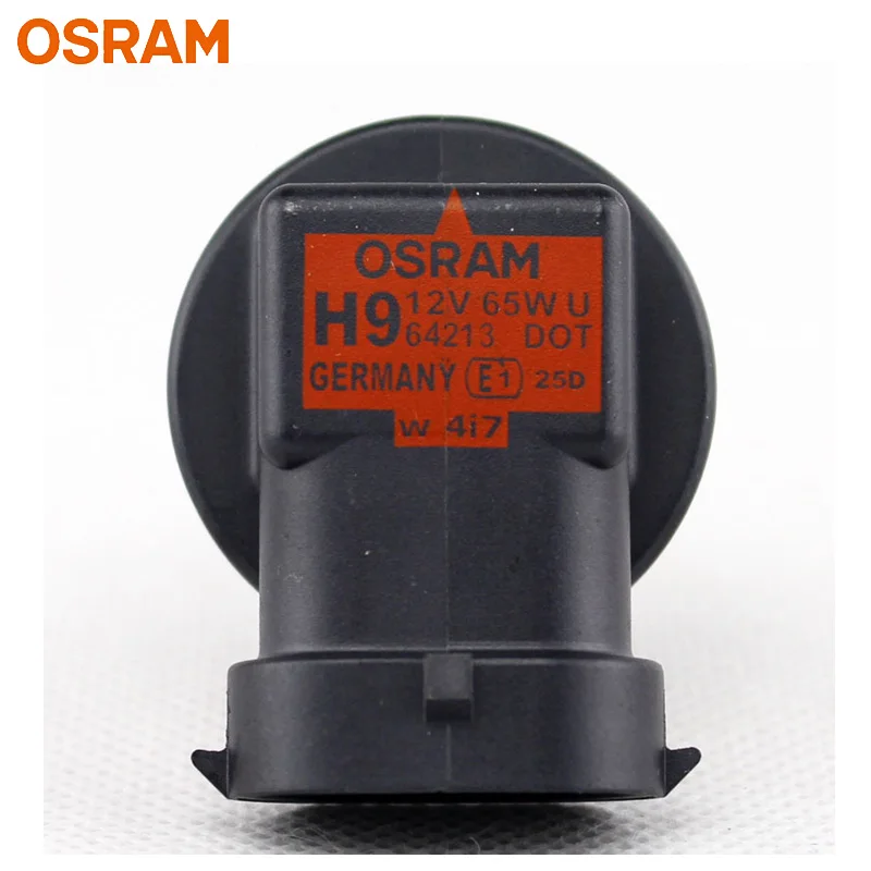 OSRAM H9 12V 65W PGJ19-5 64213 Original Line Car Halogen Headlight Auto Bulb 3200K Standard Lamp OEM Made In Germany (Single)