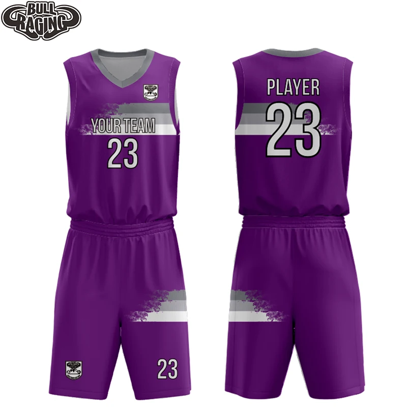 100% Polyester Men Sublimation Quick Dry Set Customized Basketball Tops and Shorts